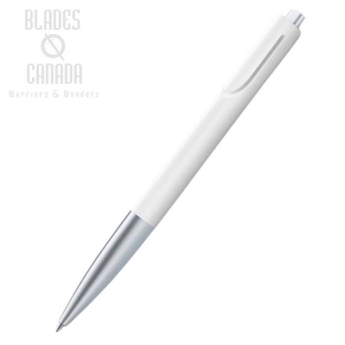 Lamy Noto Ballpoint Pen - White/Silver