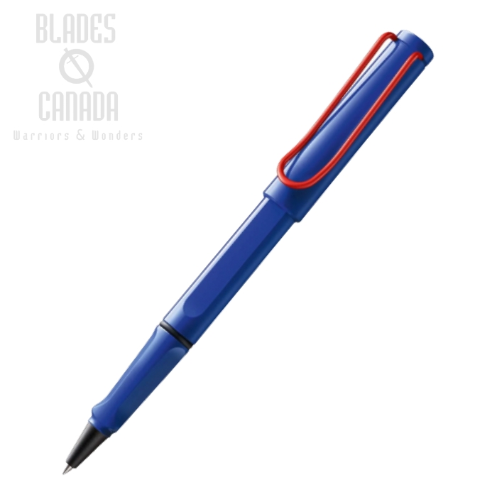 Lamy Safari Rollerball Pen, Ltd Edition, Blue with Red Clip, 314BLRD