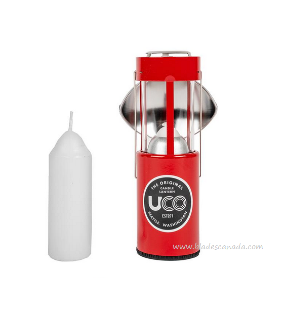UCO Original Candle Lantern Kit, Powder Coated Red, L-C-KIT-RED
