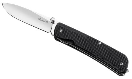 Ruike LD11B Trekker Folding Knife, 12C27 Sandvik, G10 Black - Click Image to Close