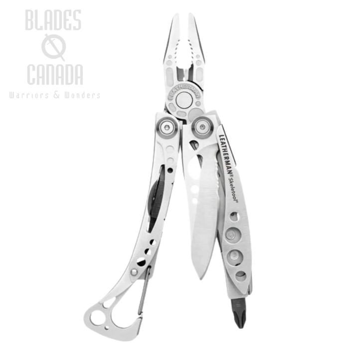Leatherman Skeletool Multiool, 7 Tools - Stainless Steel, 830920