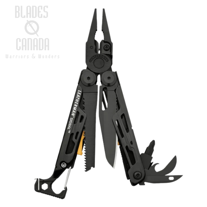 Leatherman Signal Multitool, 19 Tools - Black, 832586
