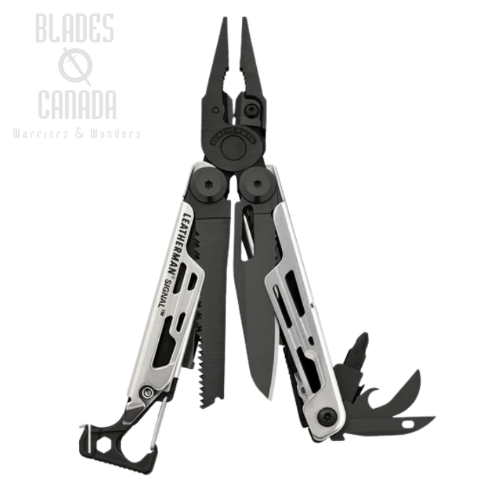 Leatherman Signal Multitool, 19 Tools - Black/Silver, 832625