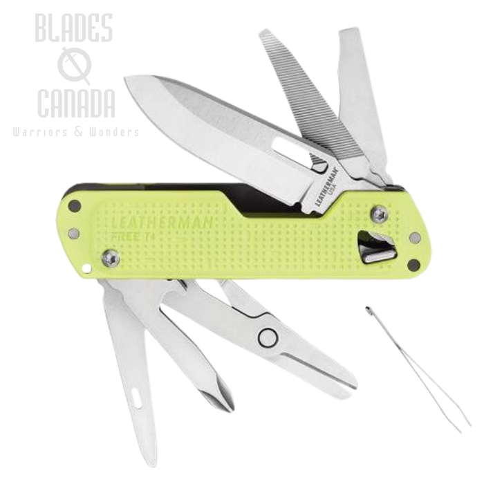 Leatherman FREE T4 Multitool - Lunar Yellow, 832883