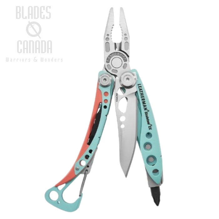 Leatherman Skeletool CX Multitool, 154CM, Paradise Teal, 833135