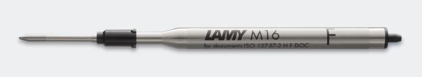 Lamy M16 Ballpoint Pen Refill - Fine - Black - Click Image to Close