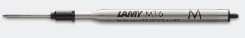 Lamy M16 Ballpoint Pen Refill - Medium - Black - Click Image to Close