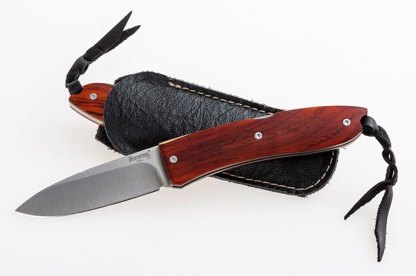 Lion Steel Opera Folding Knife, D2 Steel, Santos Wood, 8800 ST