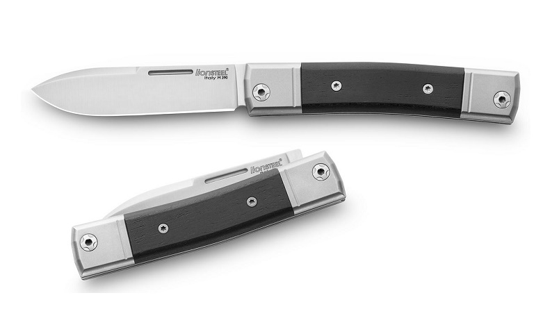 Lion Steel BM2 EB BestMAN Slipjoint Folding Knife, M390, Ebony Wood