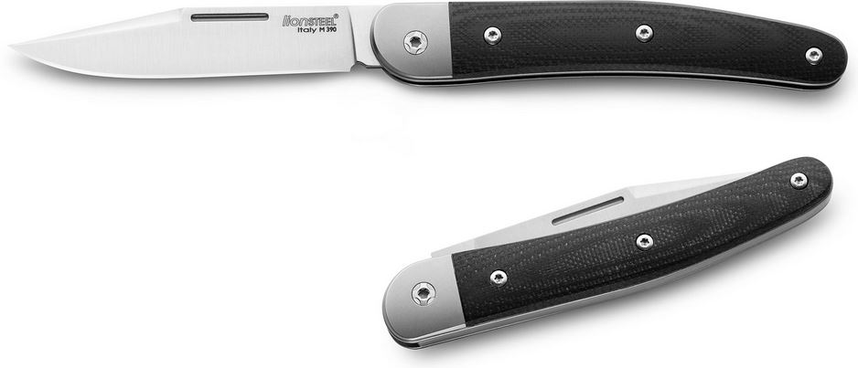 Lion Steel JK1 GBK Jack Slipjoint Folding Knife, M390, G10 Black