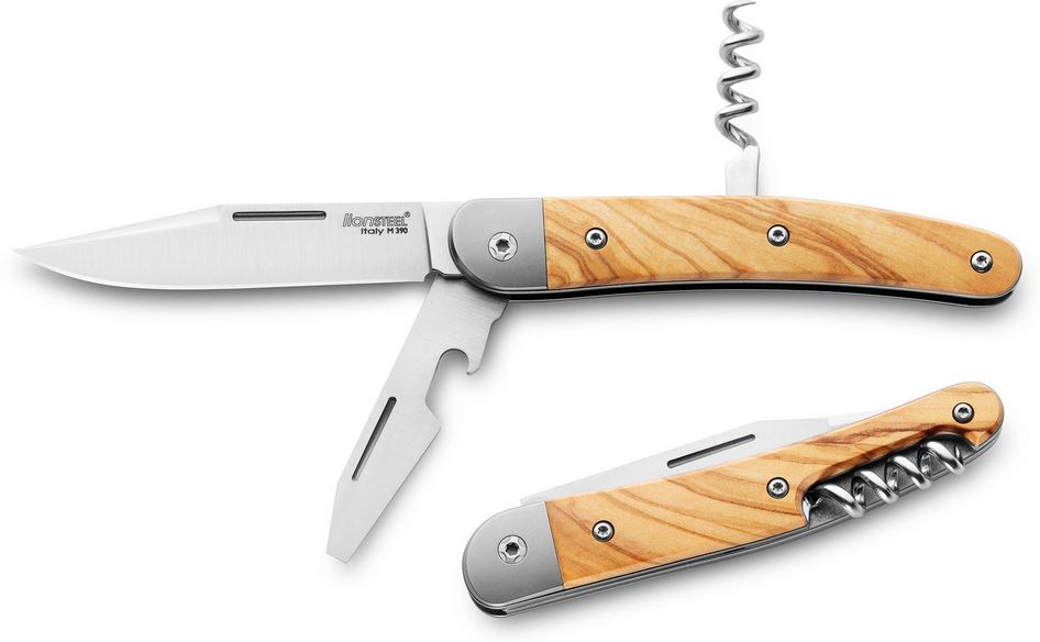 Lion Steel JK3 CVG Jack Slipjoint Folding Knife, M390 Triple, Olive Wood
