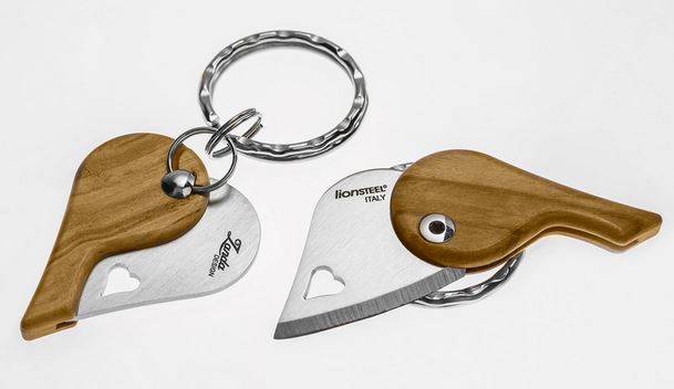 Lion Steel Lionbeat Heart, Olive Wood, LB UL