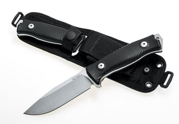 Lion Steel M5 Fixed Blade Knife, Sleipner Satin, G10, Cordura Sheath, LSTM5G10