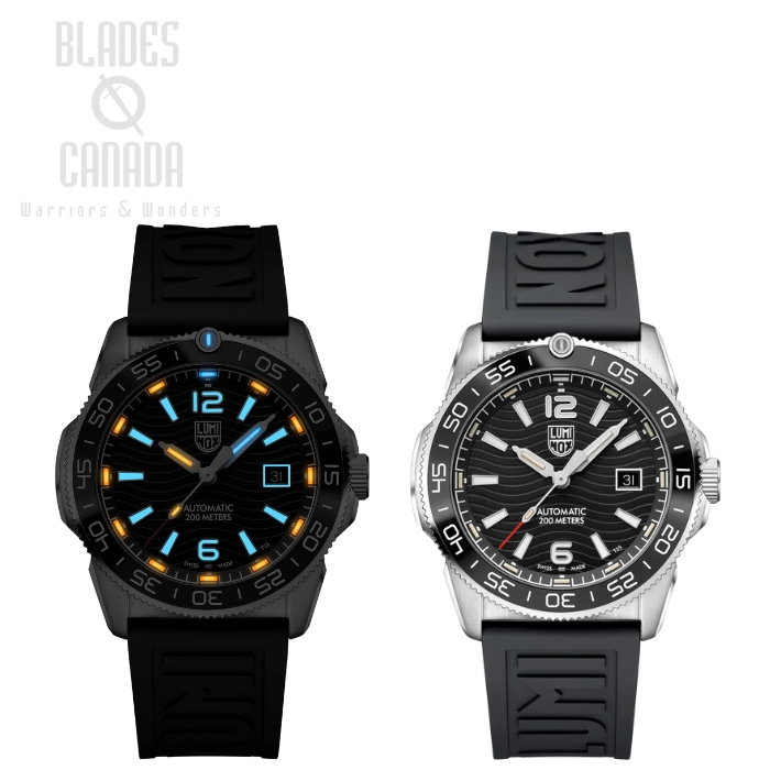 Luminox Pacific Diver XS.3101 Automatic Watch, Black, NBR Strap Black, 42MM