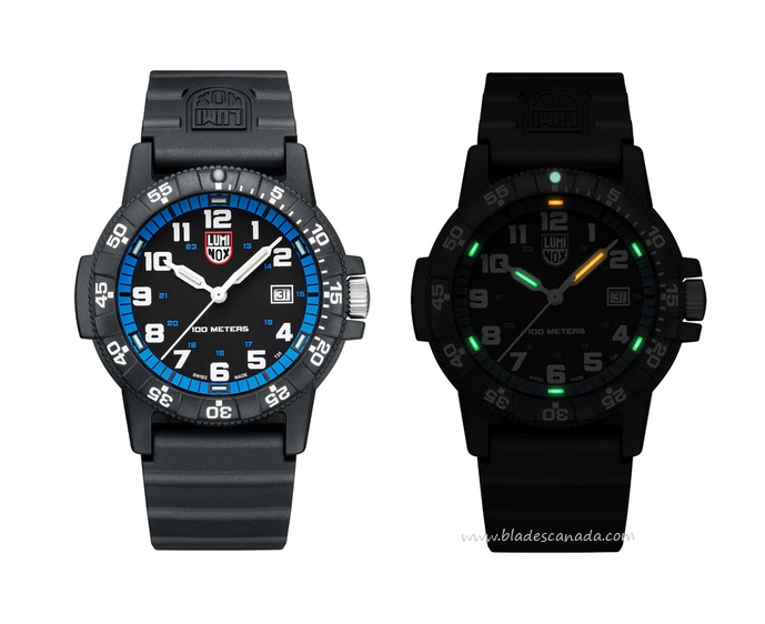 Luminox Leatherback Sea Turtle Giant Watch, Black Dial, 44mm, 0324