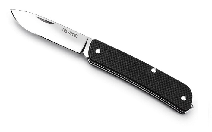 Ruike M11 Pocket Folding Knife/Tool, 12C27 Sandvik, G10 Black - Click Image to Close