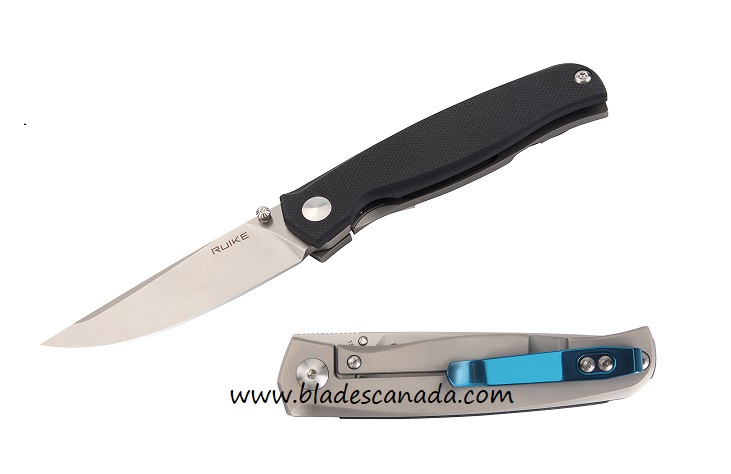 Ruike M661-TZ Framelock Folding Knife, 154CM, Titanium/G10, M661-TZ