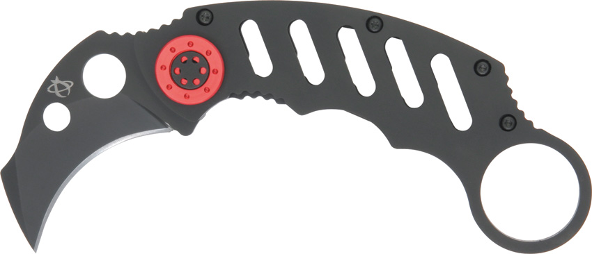 Mantis Cinq 1 Karambit Framelock Folding Knife, Blackout, MK1 - Click Image to Close