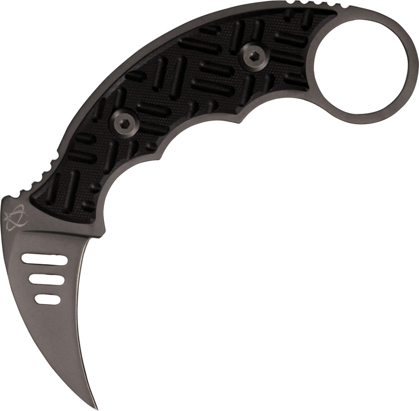 Mantis Kara Fu Karambit Fixed Blade Knife, G10 Black, MKF2 - Click Image to Close