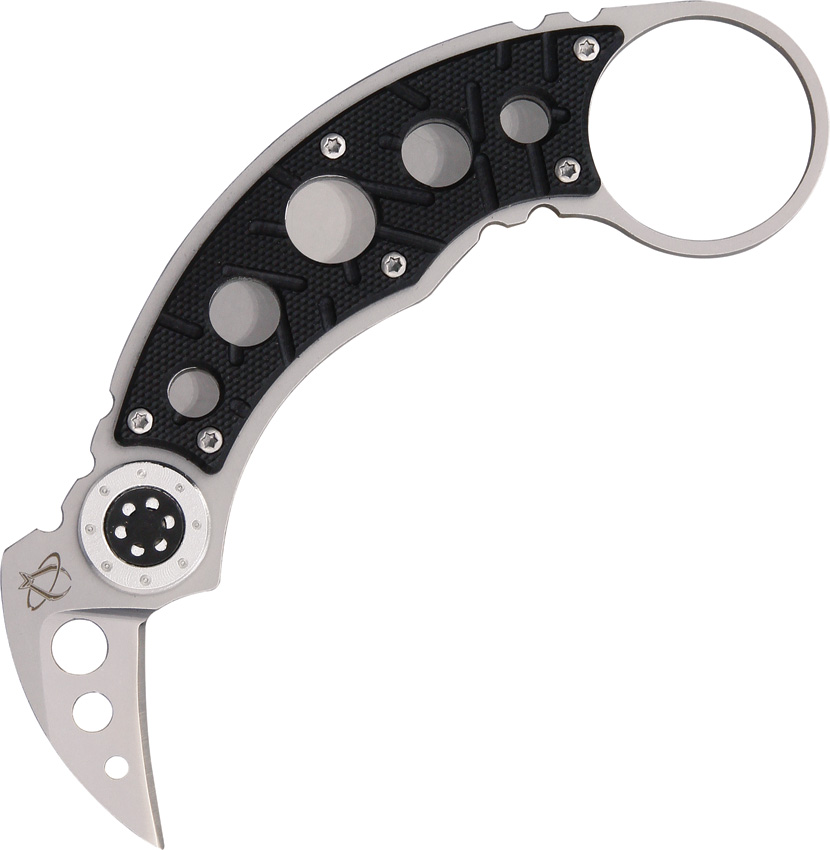 Mantis Mr Smith Karambit Fixed Blade Knife, AUS 8 Black, MKFB