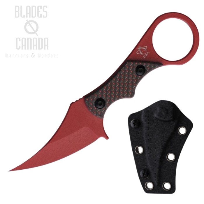 Mantis Sabot IV Fixed Blade Knife, M390 Steel, Carbon Fiber, Kydex Sheath, MAN8356