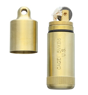 Maratac Peanut Lighter XL Brass 45 - Click Image to Close