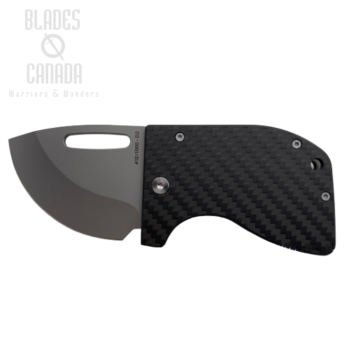 Maratac Re-Action Folding Knife, D2 Steel, Carbon Fiber/Titanium, 054 (image for) Maratac Re-Action Folding Knife, D2 Steel, Carbon Fiber/Titanium, 054
