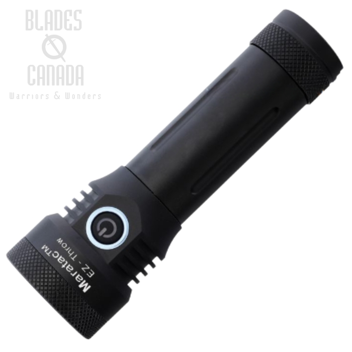 (image for) Maratac EZ Throw Flashlight, Aluminum Black, 1050 Lumens, MAR091