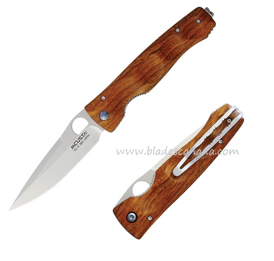 Mcusta Tactility Folding Knife, VG10, Ironwood, MCU127 - Click Image to Close