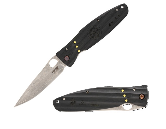 Mcusta Sengoku Oda Nobunaga Samurai Folding Knife, SPG2, Micarta Black, MC-181G-DC