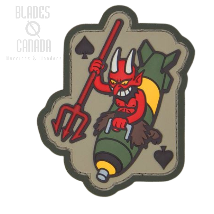 Mil-Spec Monkey - Devil Bomber PVC Morale Patch - Multicam