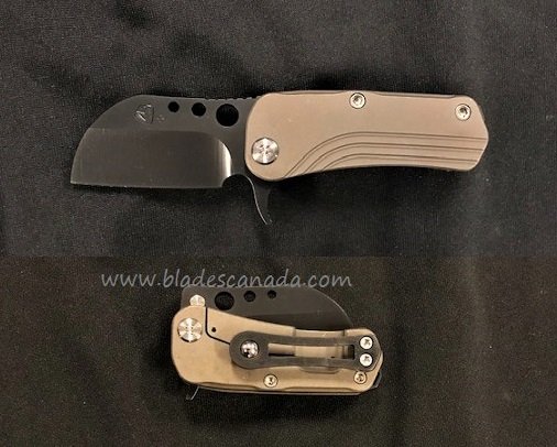 (Discontinued) Medford Chunky Monkey Mini Folding Knife, S35VN PVD, Titanium Bronze
