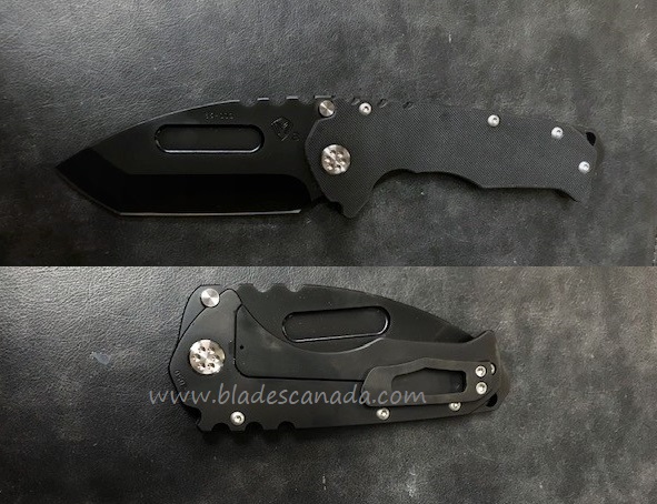 Medford Praetorian Genesis G Framelock Folding Knife, S35VN Tanto Black PVD, G10 Black