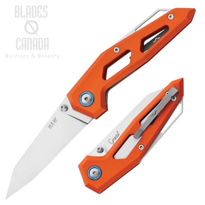 (image for) MKM Edge Folding Knife, Elmax Steel, Aluminum Handle, EGL-AOR