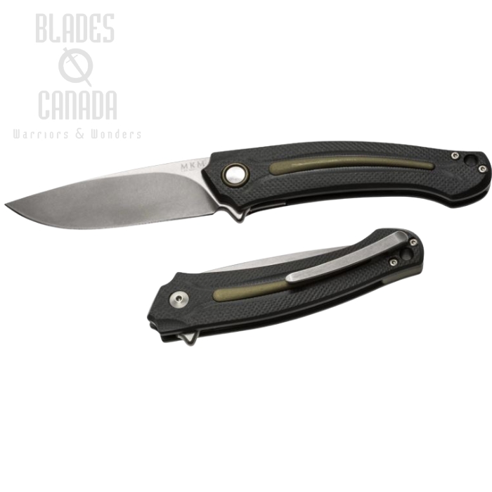(image for) MKM Arvenis Bohler M390 Blade - G10 With Green Insert FX01-MG GR