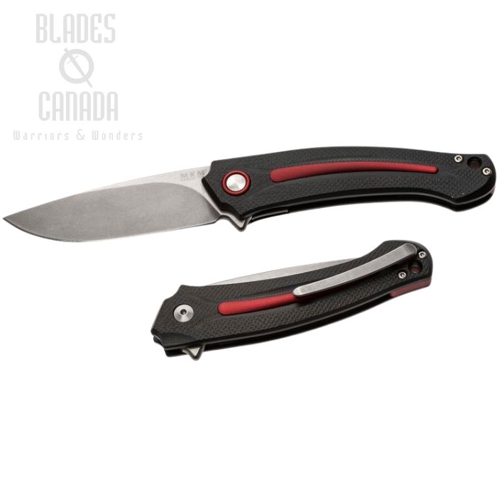 (image for) MKM Arvenis Bohler M390 Blade - G10 With Red Insert