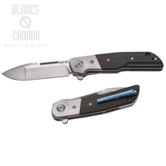 MKM Managio Knives Clap M390 G10 Handle w/ Titanium Bolster LS01-GT BK (image for) MKM Managio Knives Clap M390 G10 Handle w/ Titanium Bolster LS01-GT BK