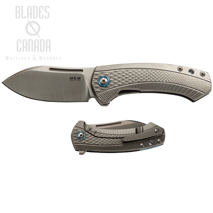 (image for) MKM Maniago Knives Colvera Flipper Framelock Folder, M390, Titanium Handle, LS02-T