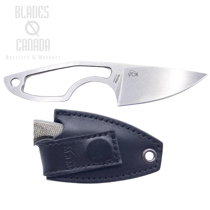 (image for) MKM Maniago Knives Mikro 1 M390 Steel, Leather Sheath, MR01-N