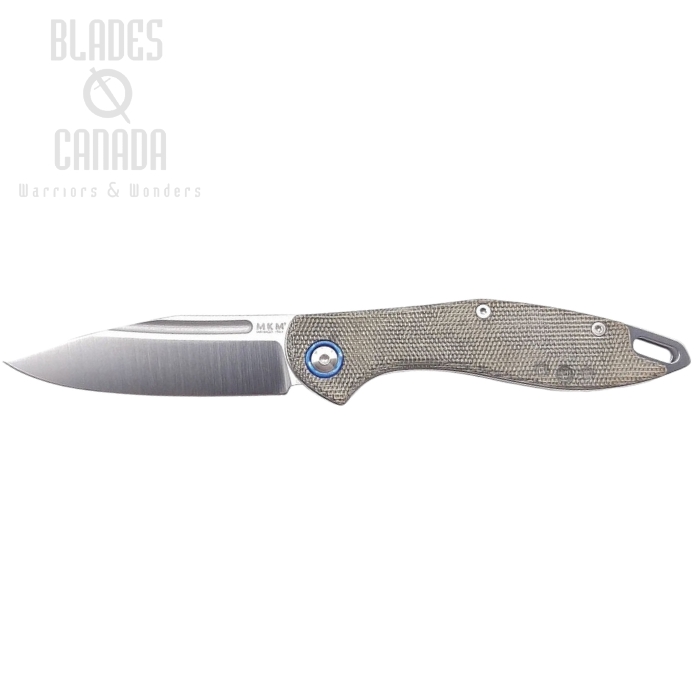 (image for) MKM Fara Folding Slip Joint - Green Canvas Micarta MY01-GC