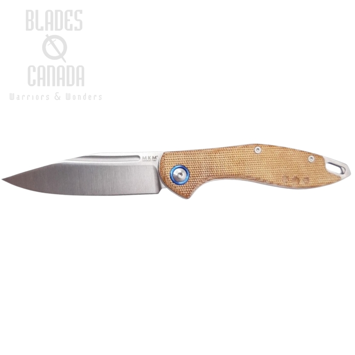 (image for) MKM Fara Folding Slipjoint Folding Knife, M390, Micarta Natural , MKMM016