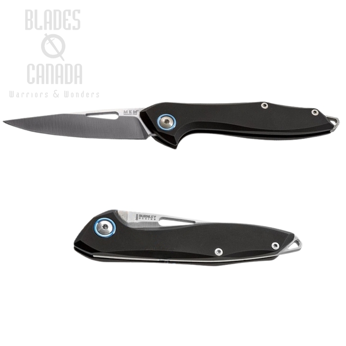 (image for) MKM Cellina M390 Slip Joint Mercury - Black Aluminum