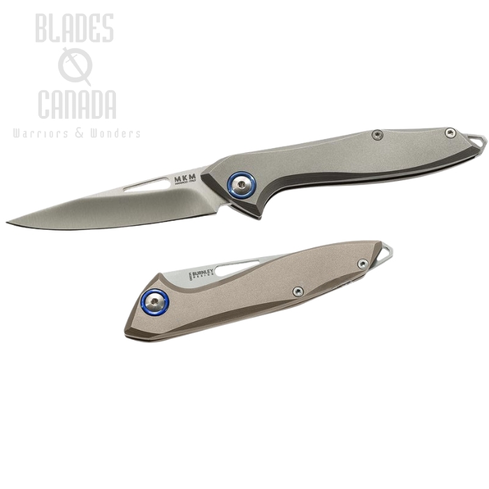 (image for) MKM Maniago Knives Cellina Slipjoint Folder, Bohler M390, Titanium Handle, MKMM021