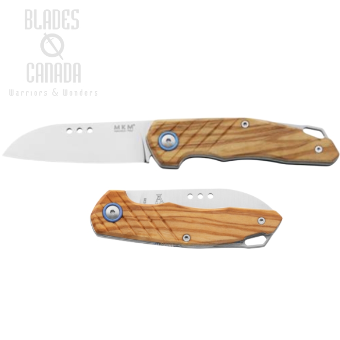 MKM Maniago Root Slipjoint Folding Knife, M390 Satin, Olive Wood, RT-O (image for) MKM Maniago Root Slipjoint Folding Knife, M390 Satin, Olive Wood, RT-O