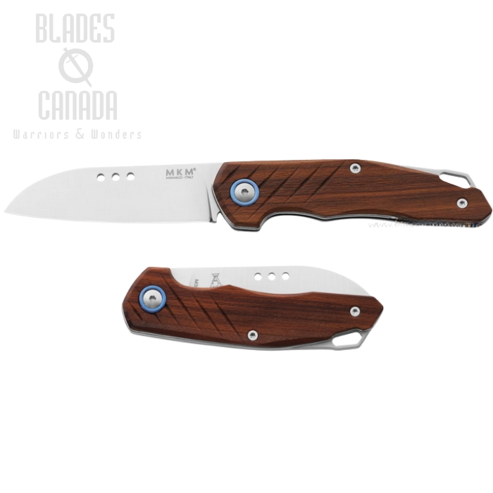 MKM Root Slipjoint Folding Knife, M390 Satin, Santos Wood, RT-S (image for) MKM Root Slipjoint Folding Knife, M390 Satin, Santos Wood, RT-S