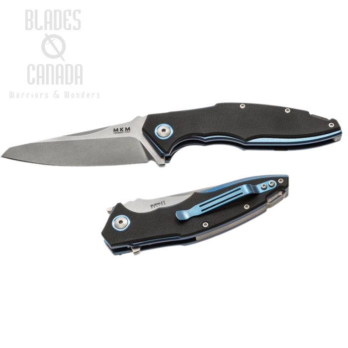 MKM Raut Folder M390 Blade G10 Scales - Black (image for) MKM Raut Folder M390 Blade G10 Scales - Black