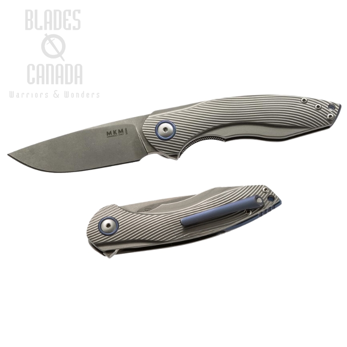 (image for) MKM Maniago Knives Timavo Viper, Bohler M390, Titanium Handle, MKMV023