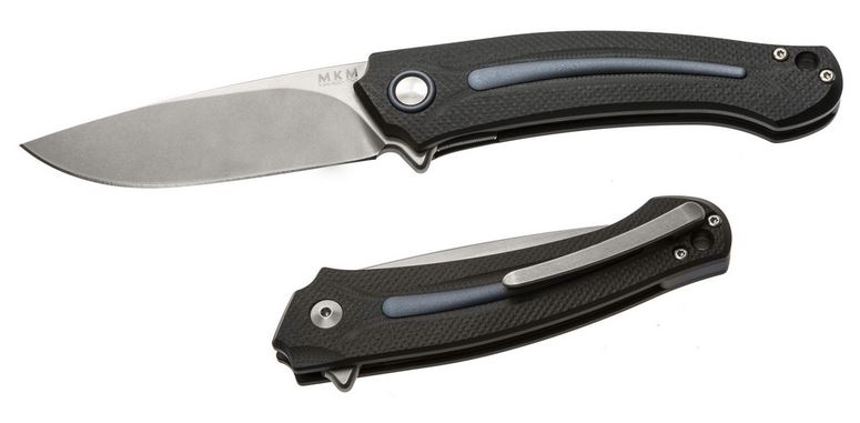 MKM Arvenis Bohler M390 Blade - G10 With Grey Insert - Click Image to Close