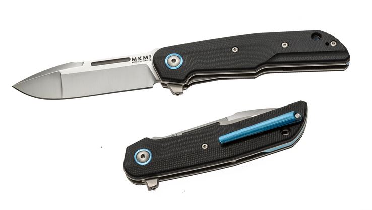 MKM Clap Folding Knife, M390, G10 Handle, LS01-GBK