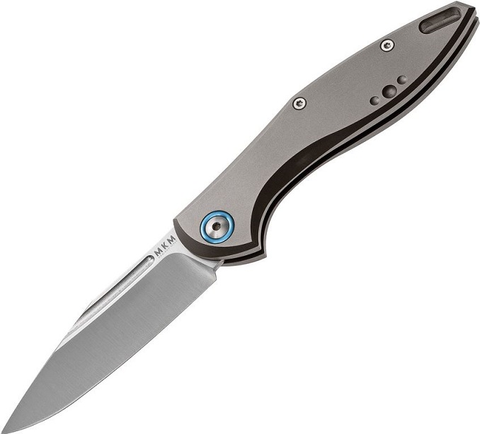 MKM Fara Folding Slip Joint - Titanium - Click Image to Close